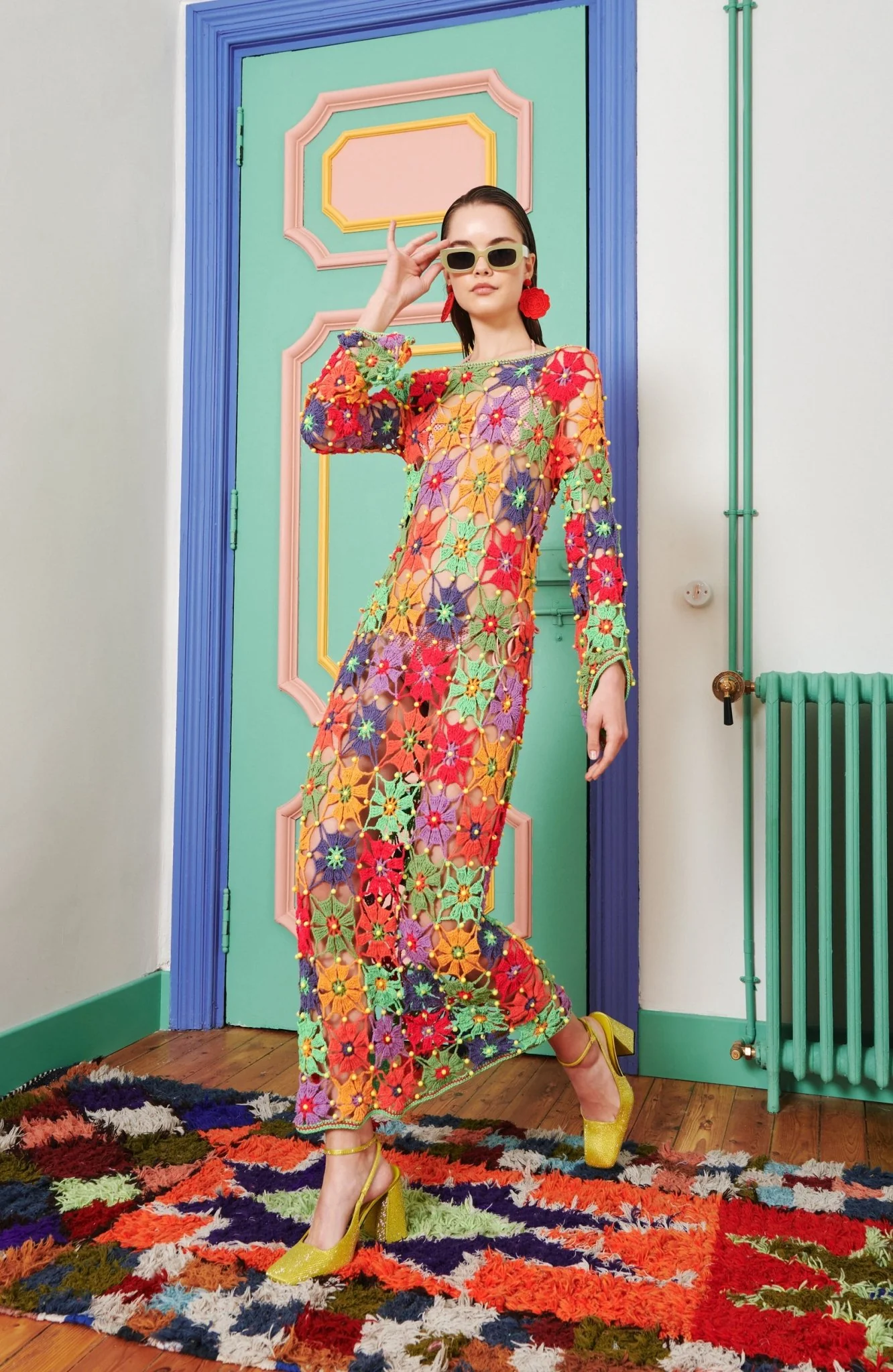 Faraura Dress-multi - Image 4