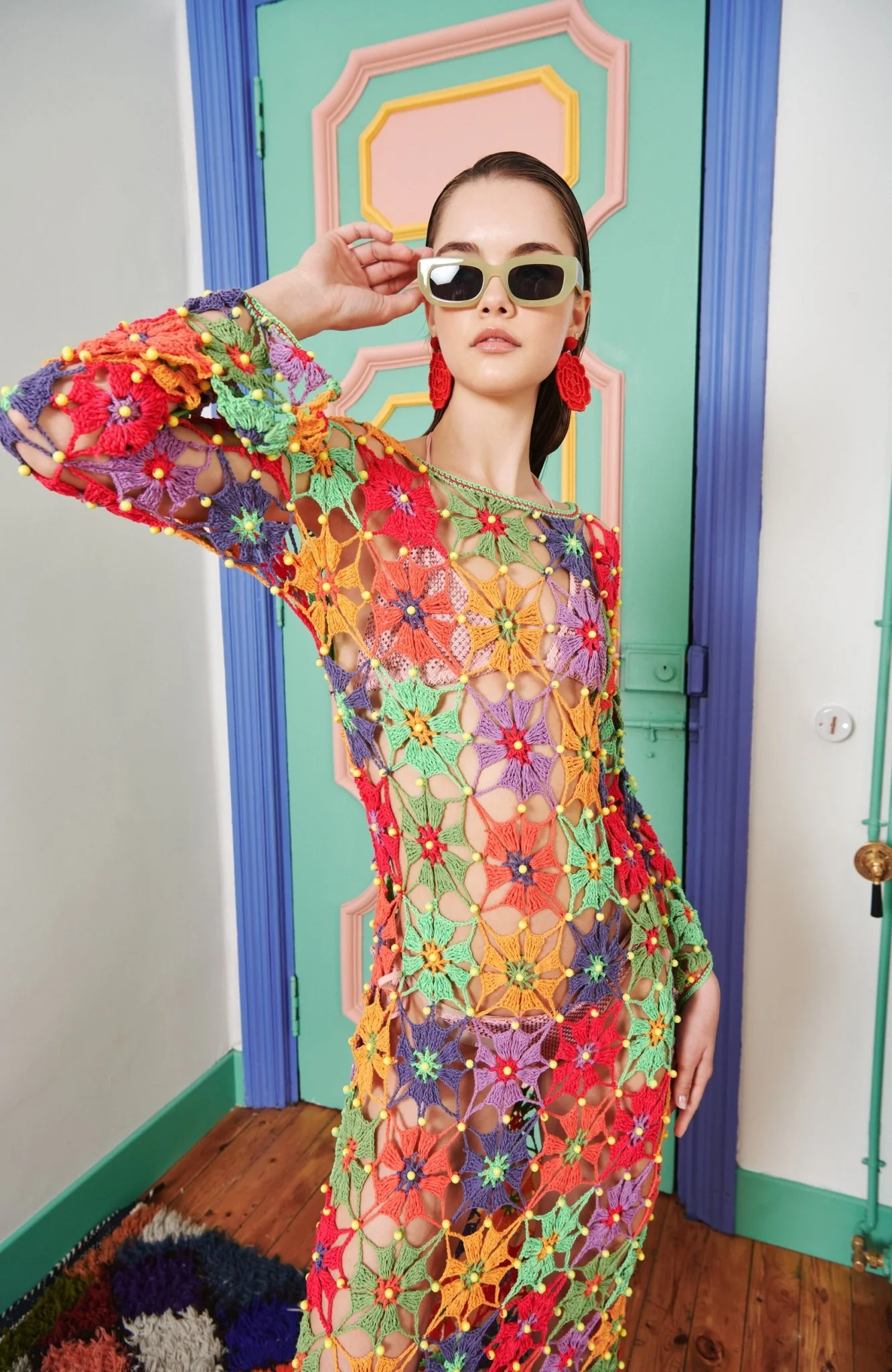 Faraura Dress-multi - Image 6