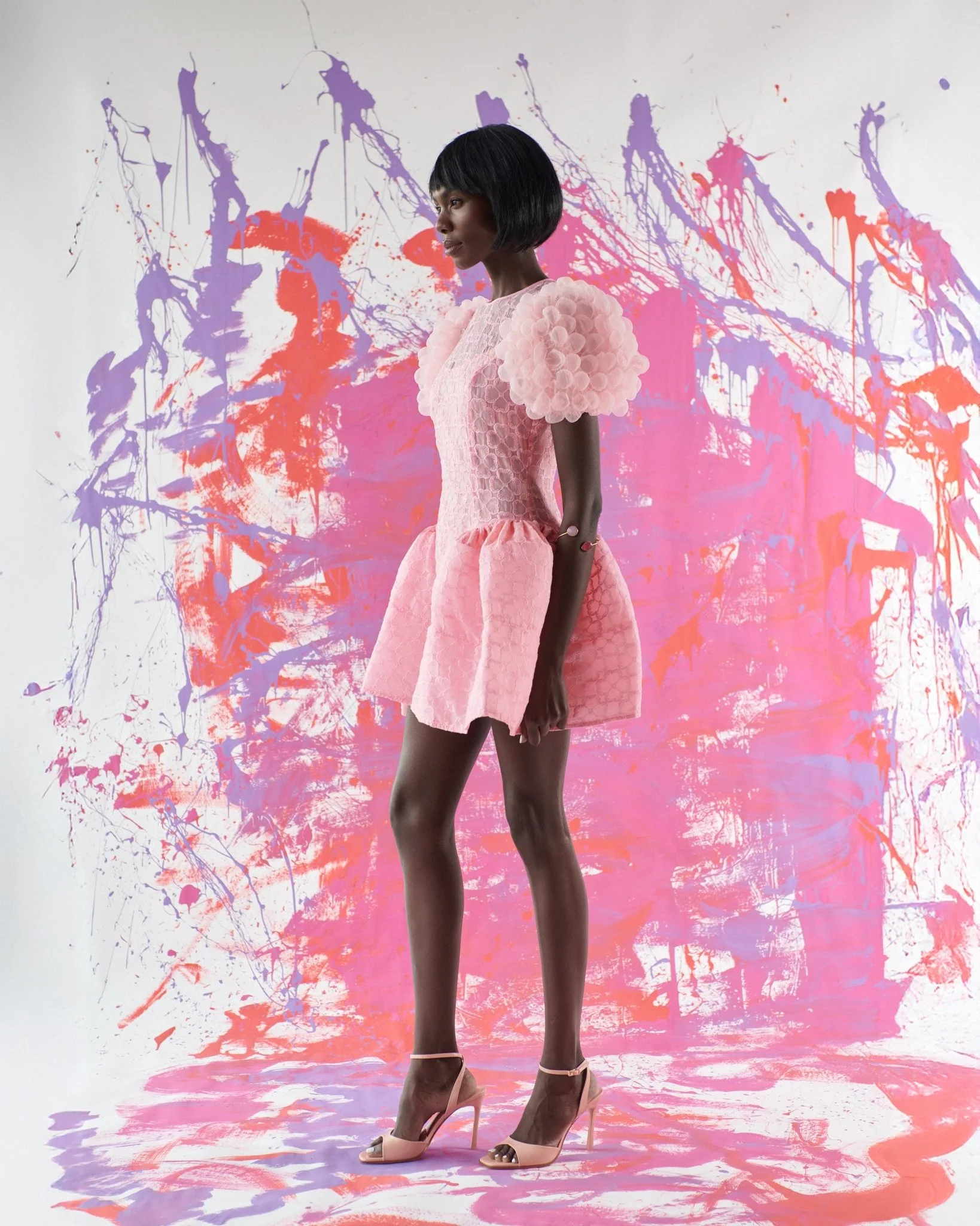 Auri Dress Pink - Image 3
