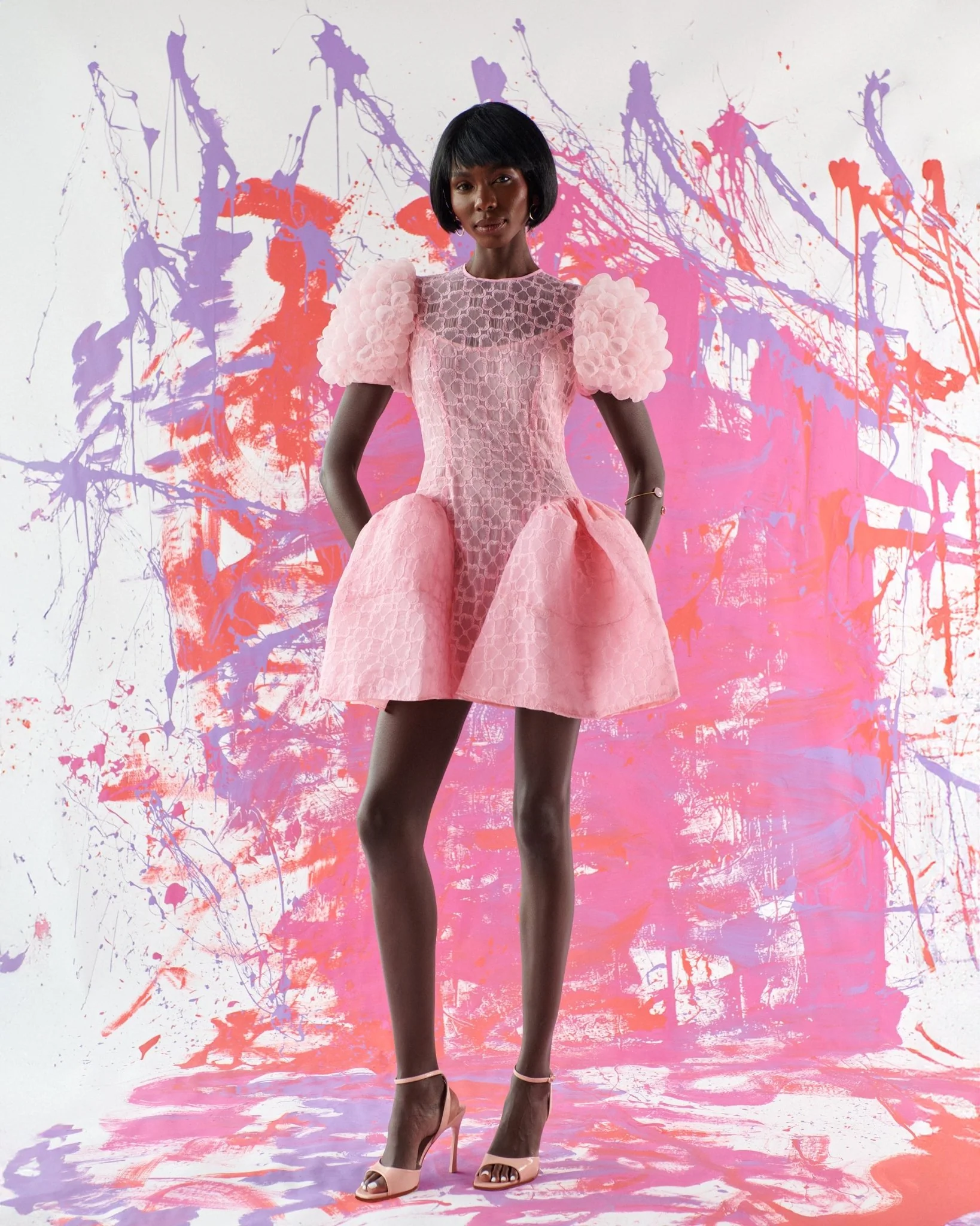 Auri Dress Pink - Image 4
