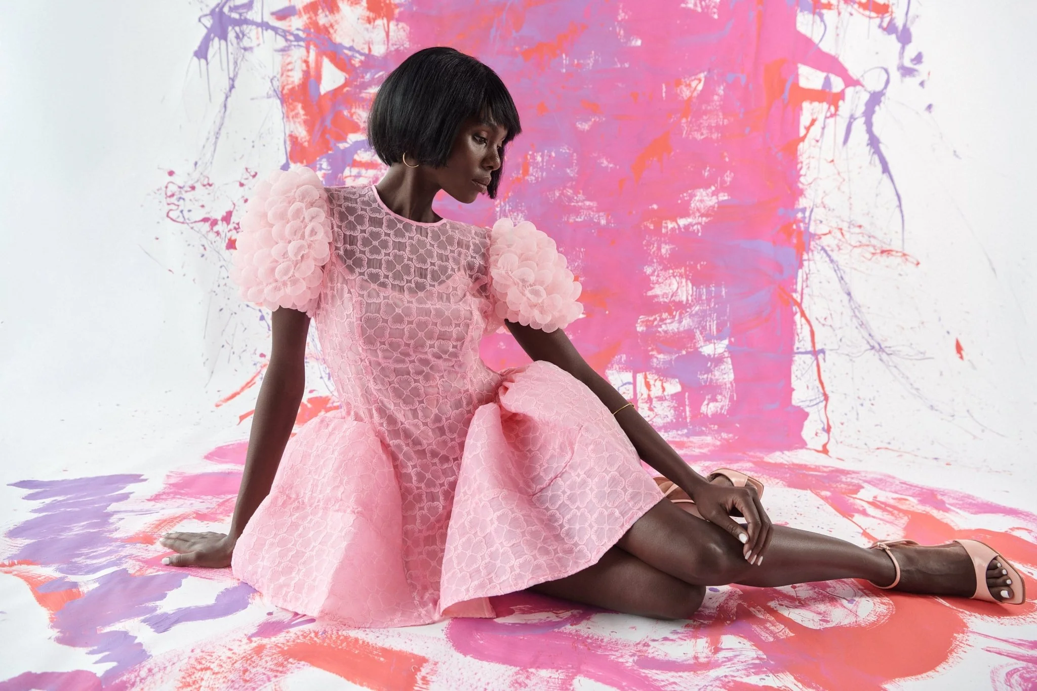 Auri Dress Pink - Image 8