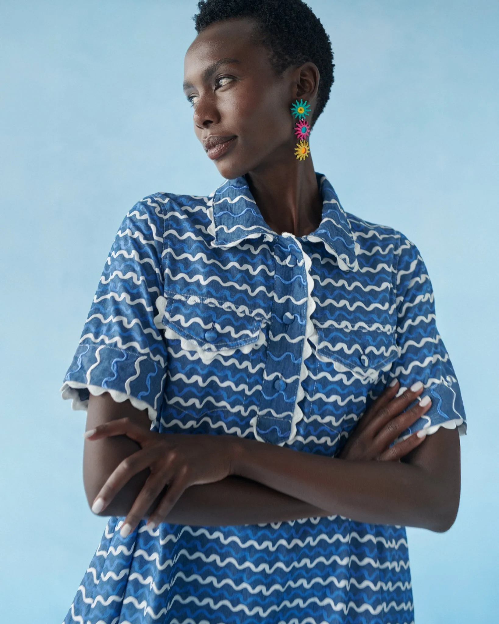Blueberry Wave Dress - Image 5