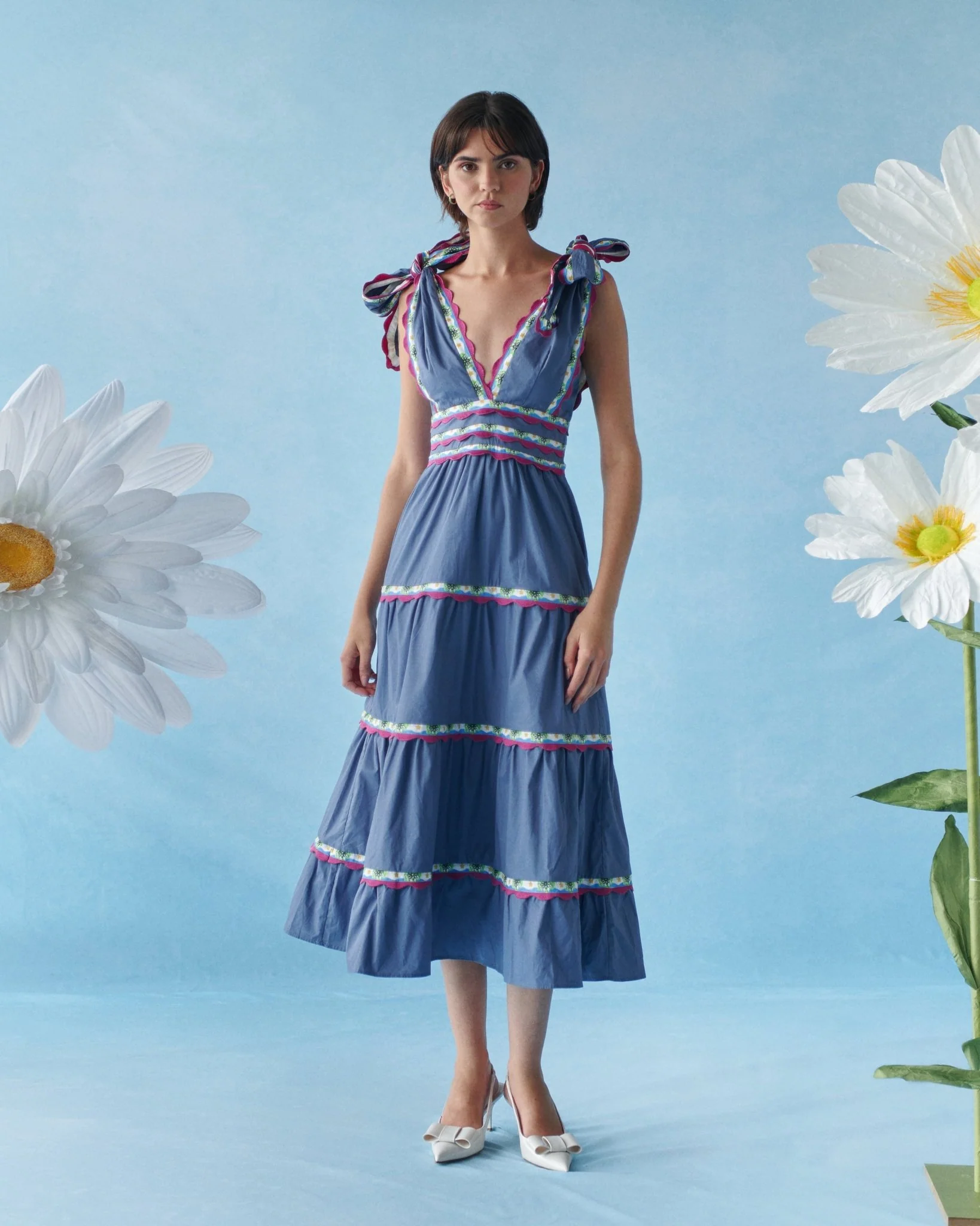 Chelili Dress Blue - Image 5