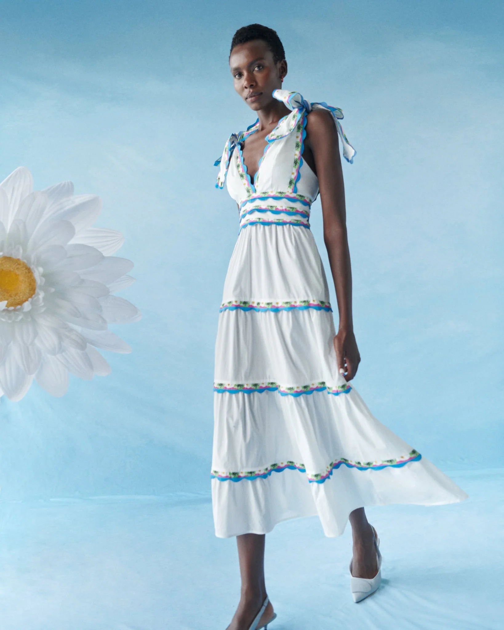 Chelili Dress White