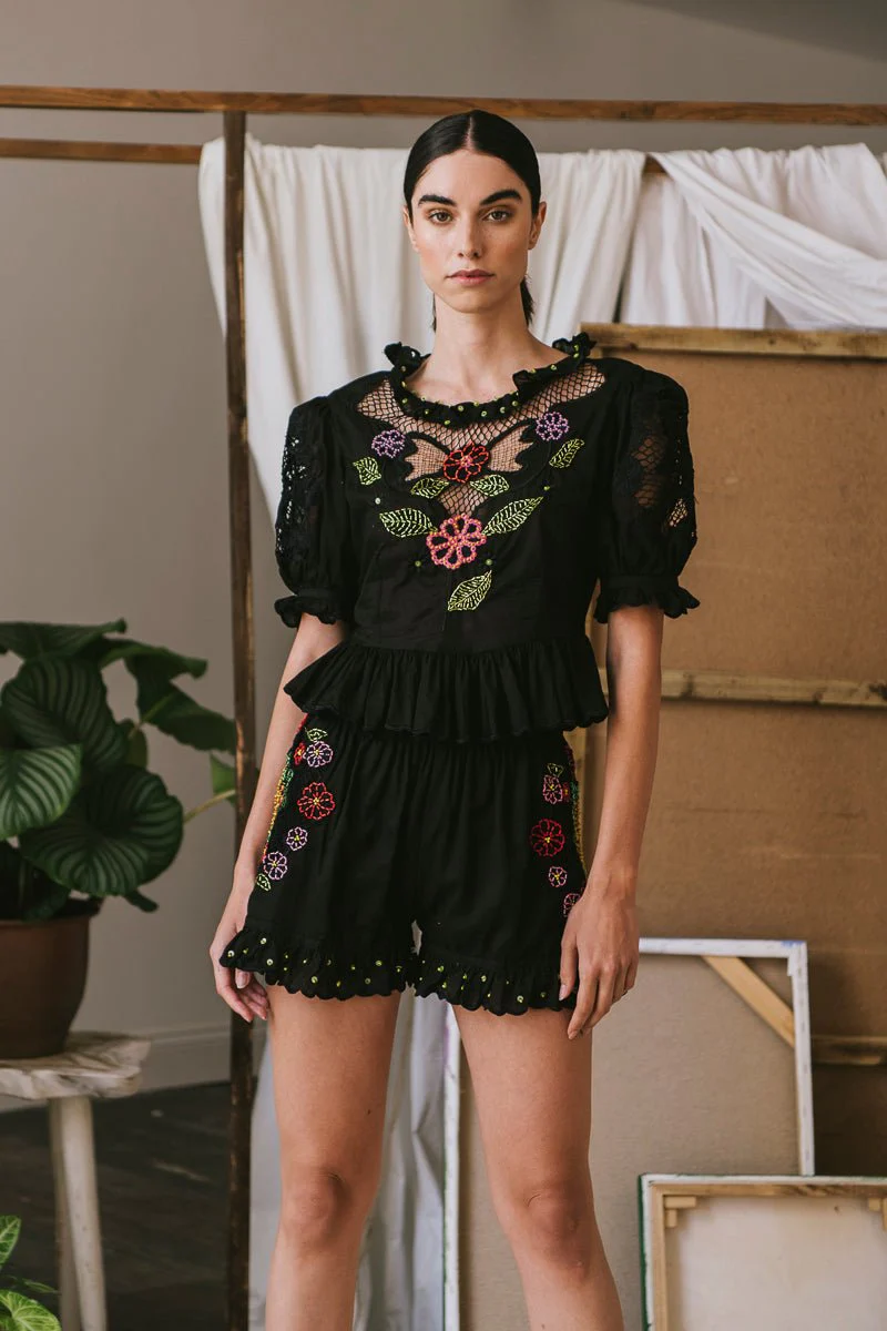 Ciclamen Shorts black