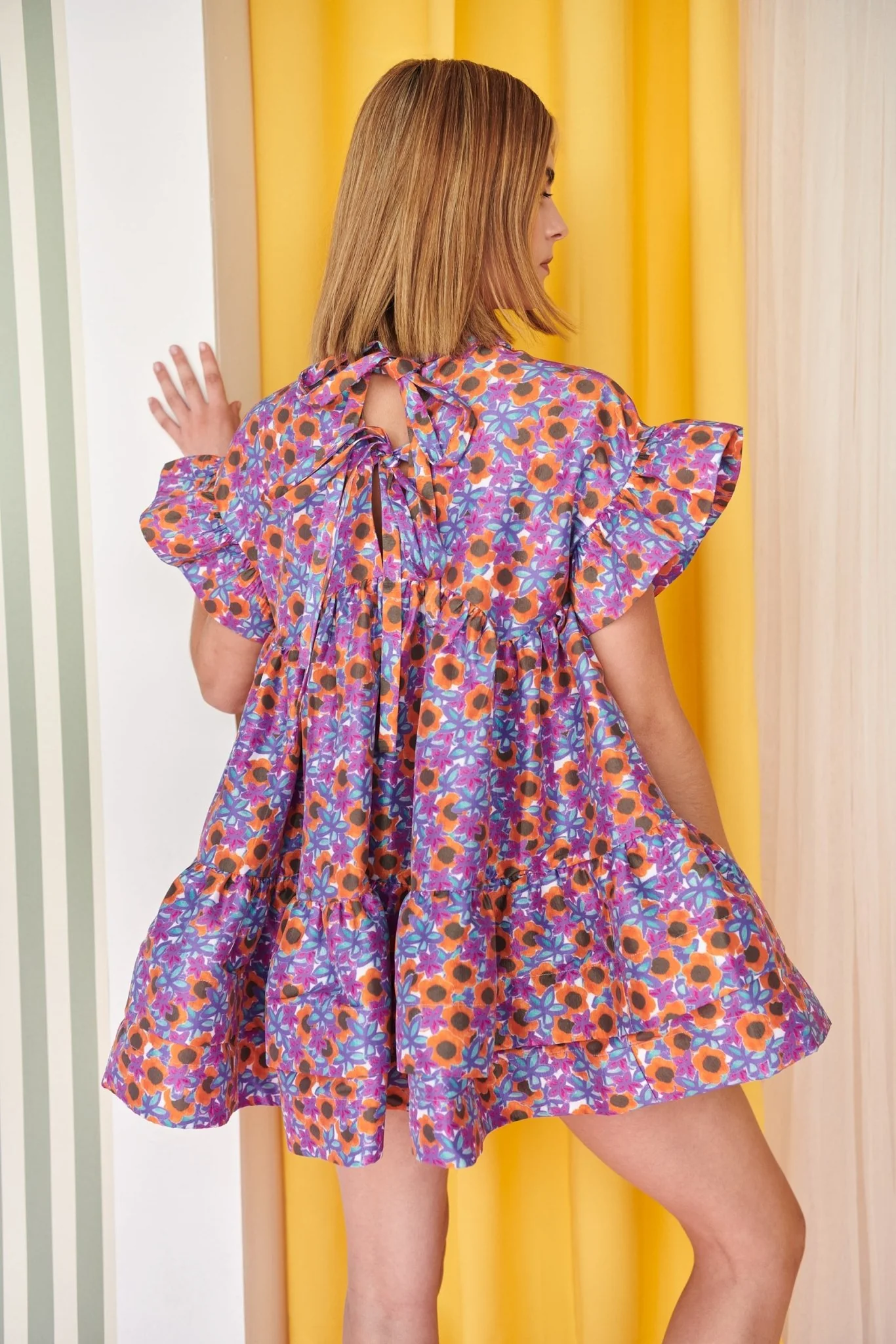 Coral Dress Purple - Image 5
