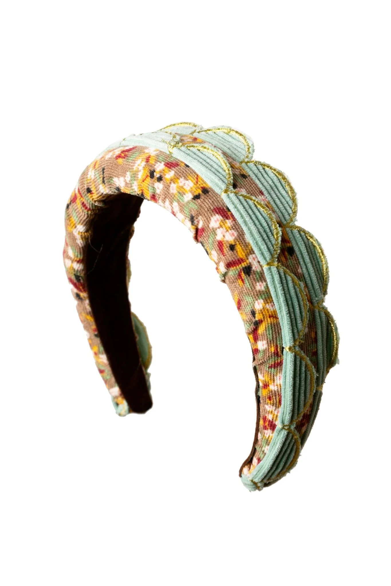 Headband Ruffle Puff Flower - Image 3