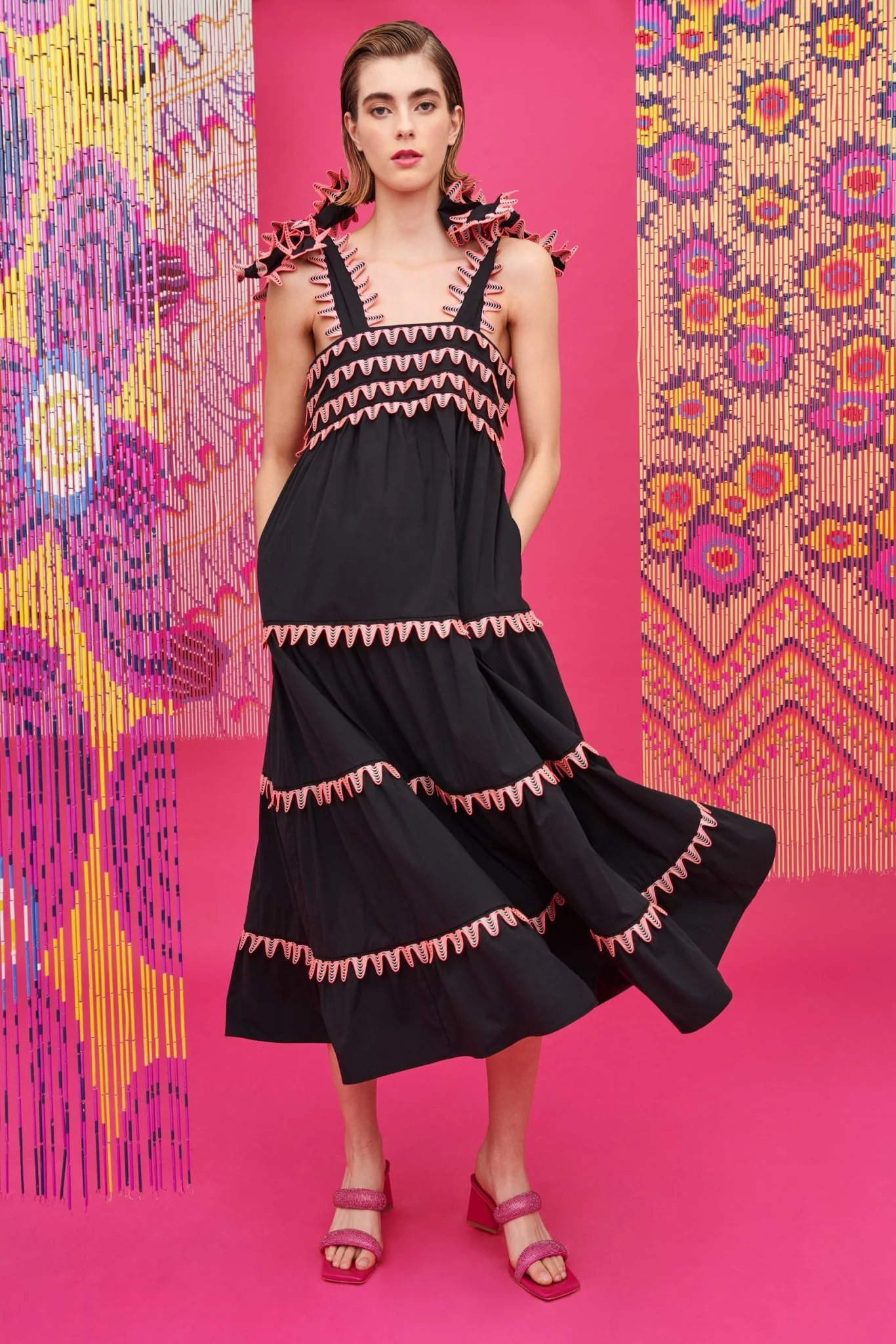 KELLY DRESS BLACK - Image 3