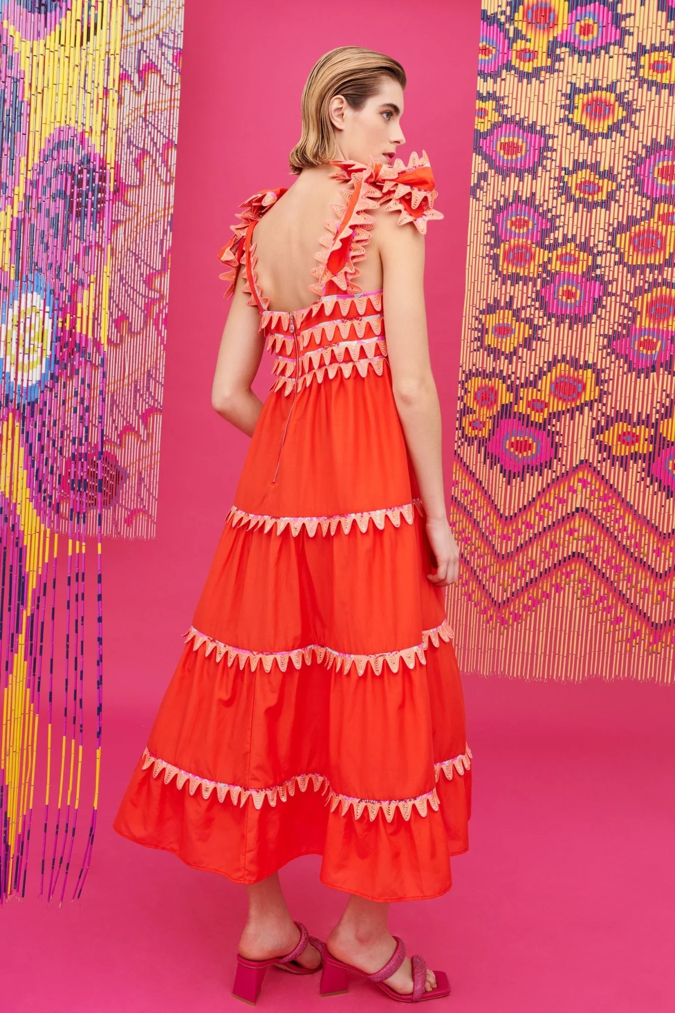 KELLY DRESS RED - Image 7