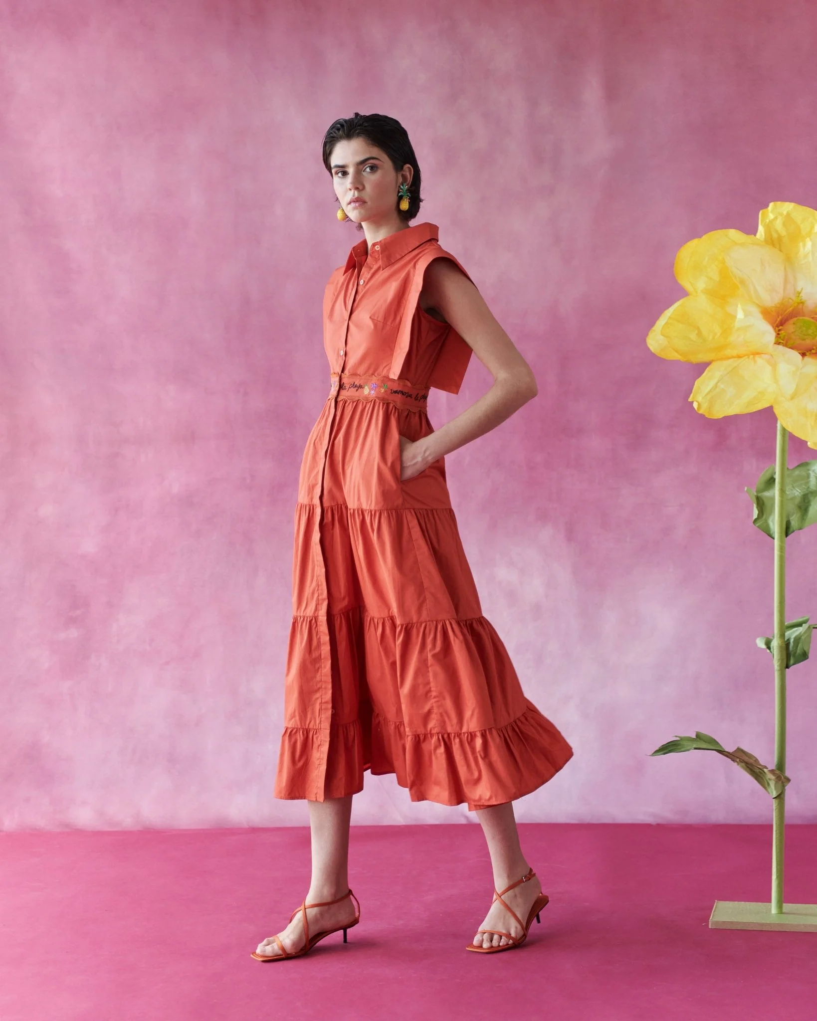 Lucero Dress Orange