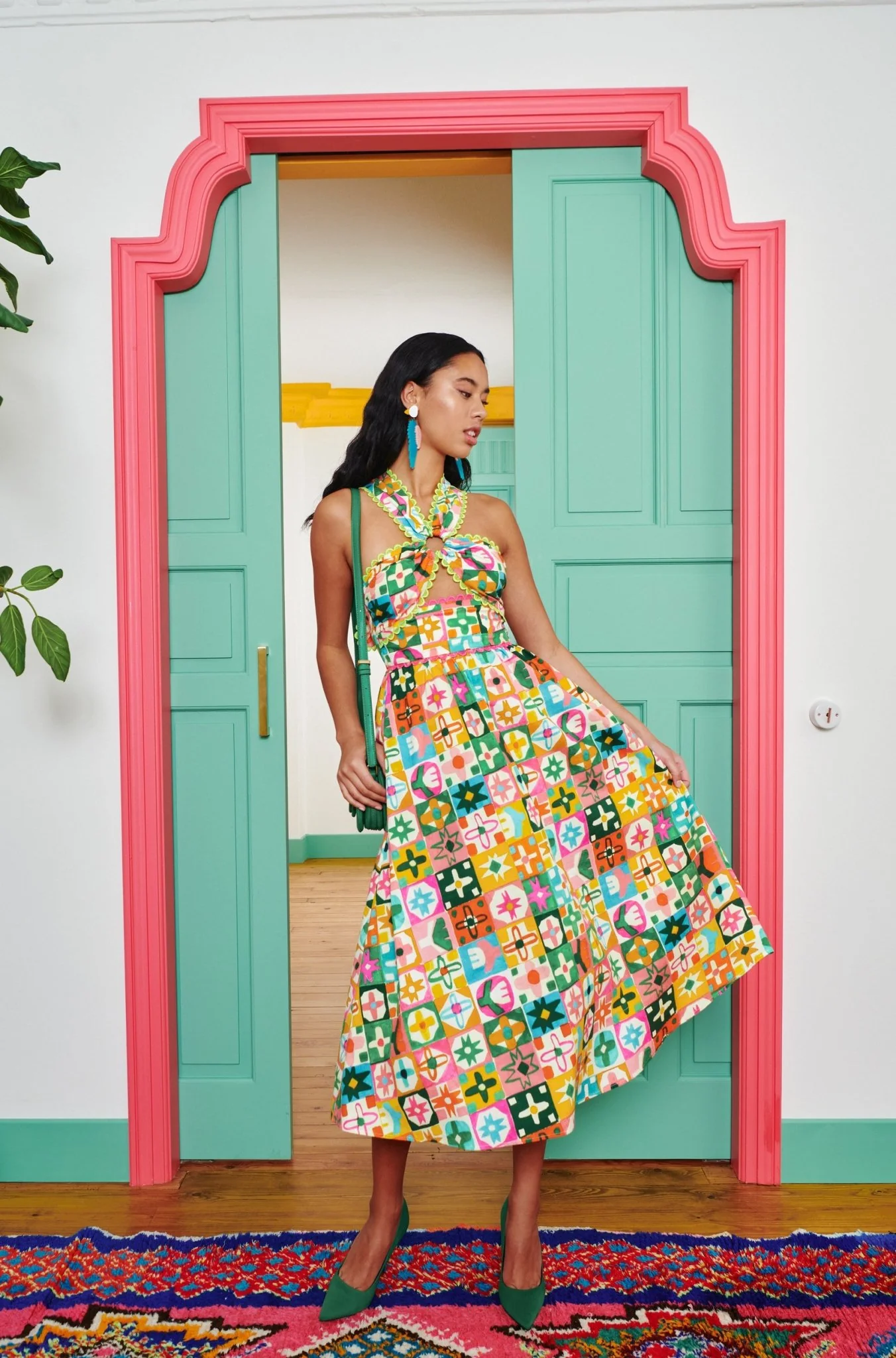 Narmada Dress Multi - Image 3