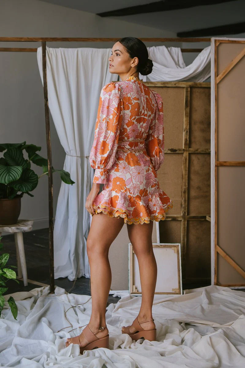 Orquidea Dress Red - Image 4