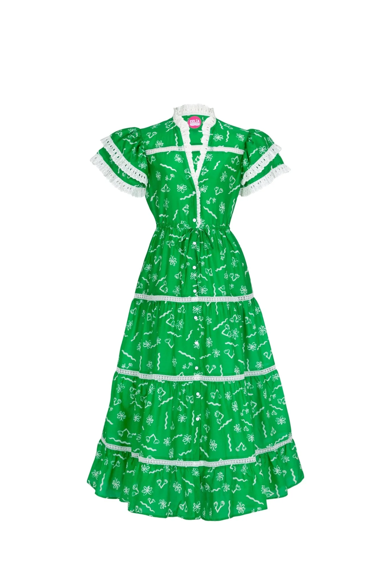 Sedna Dress-Green