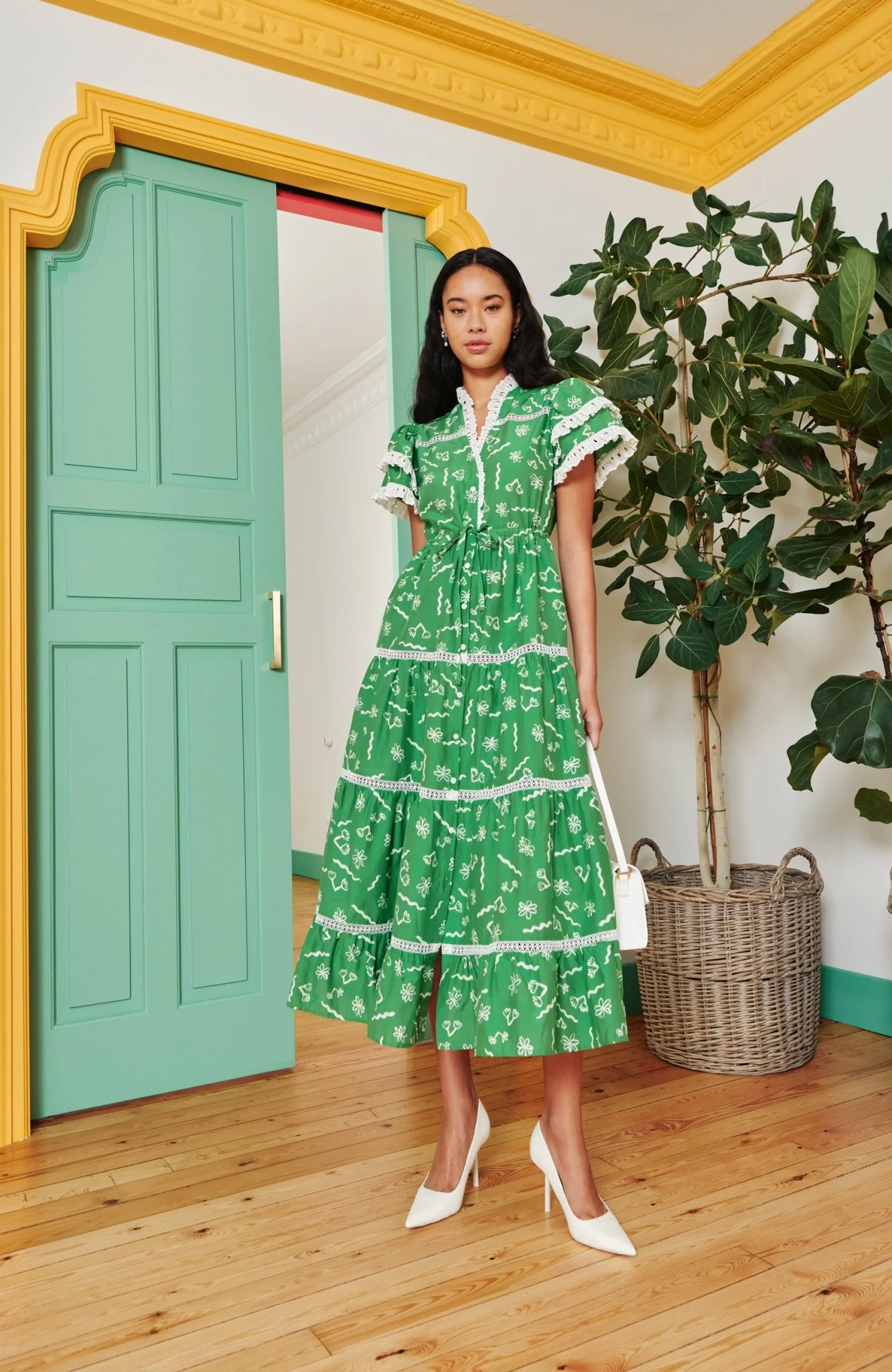 Sedna Dress-Green - Image 4