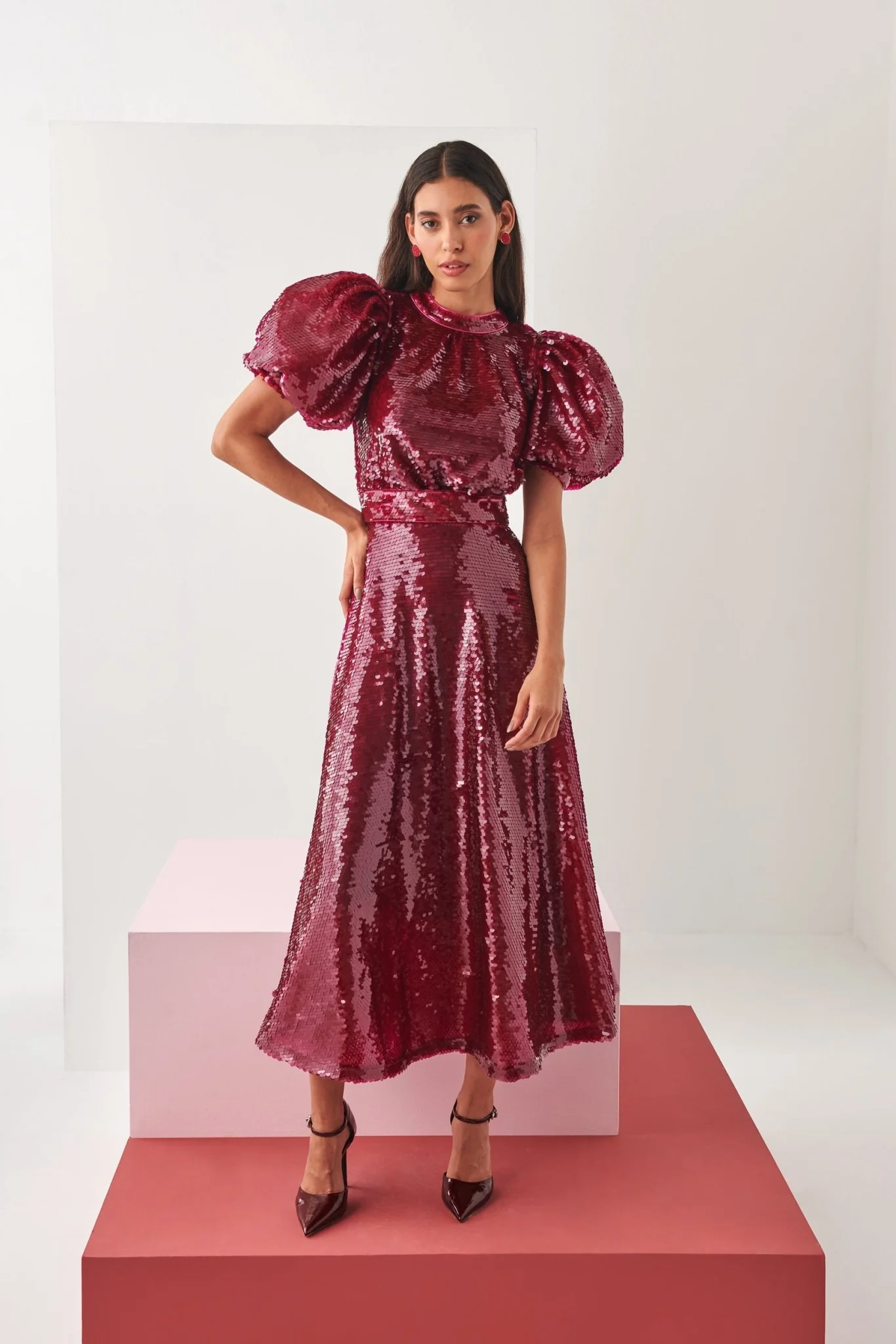 Seraph Dress Cherry - Image 3