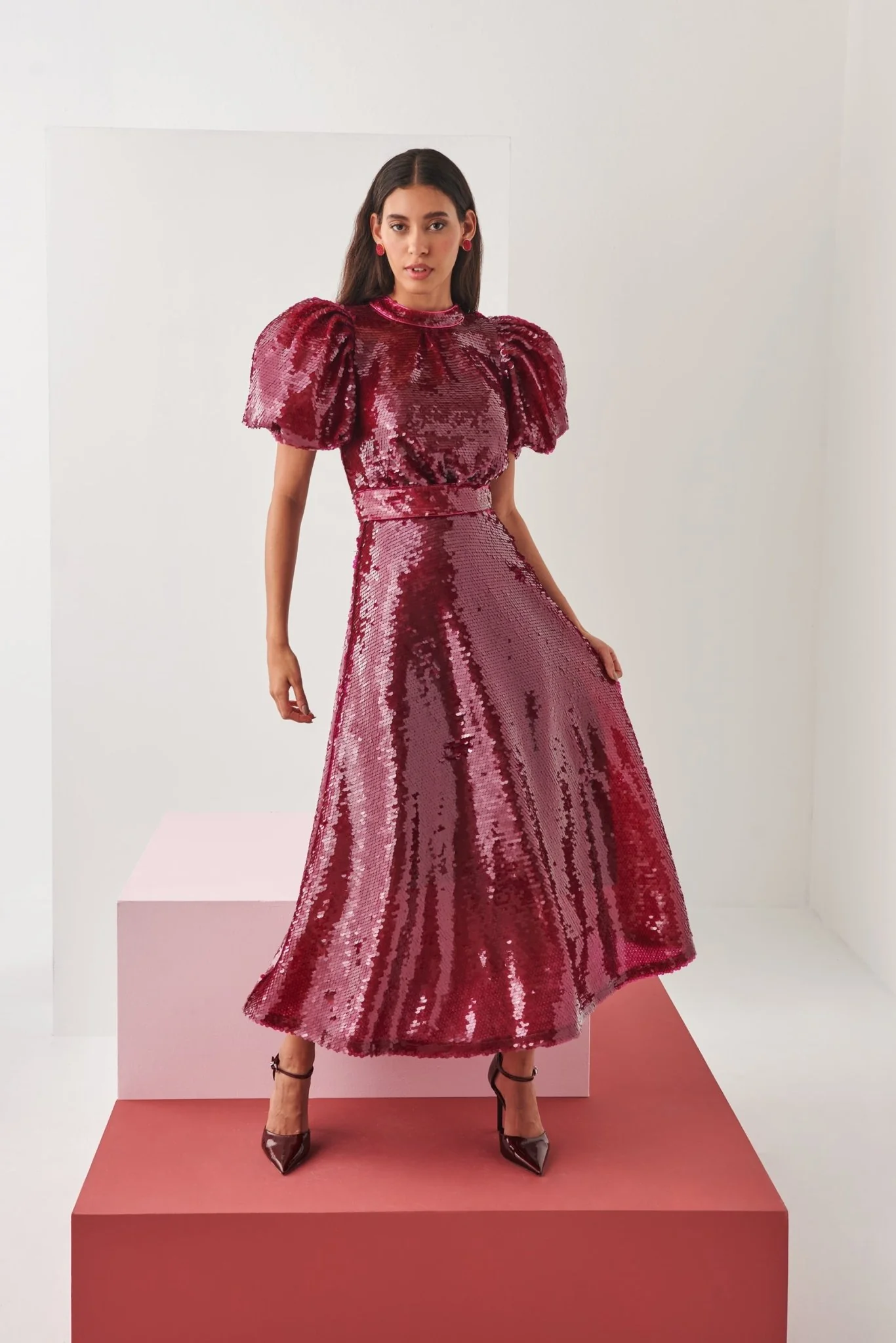 Seraph Dress Cherry - Image 4