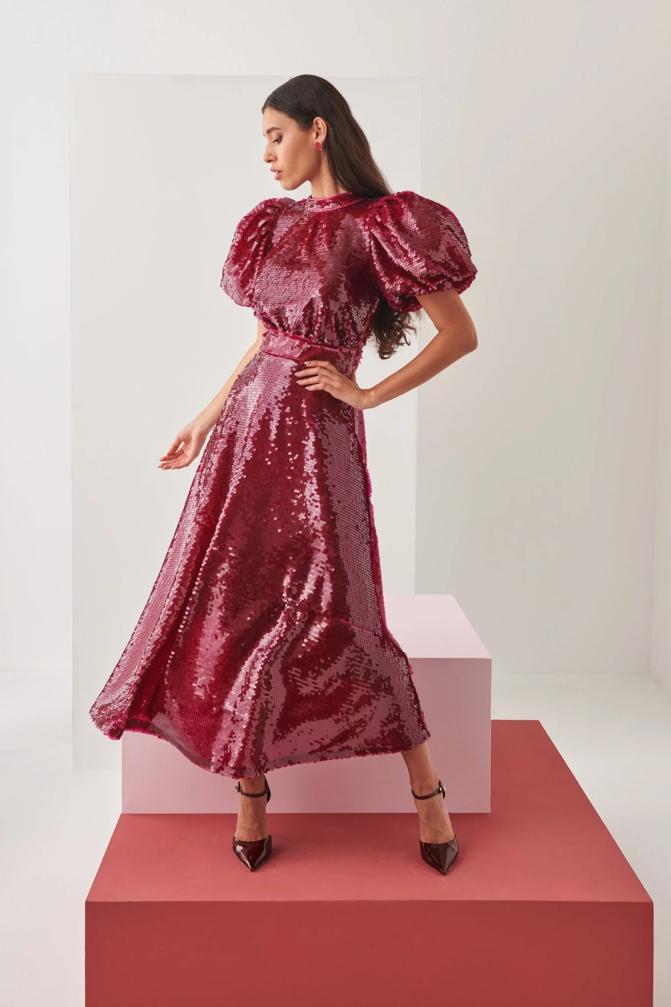 Seraph Dress Cherry - Image 5