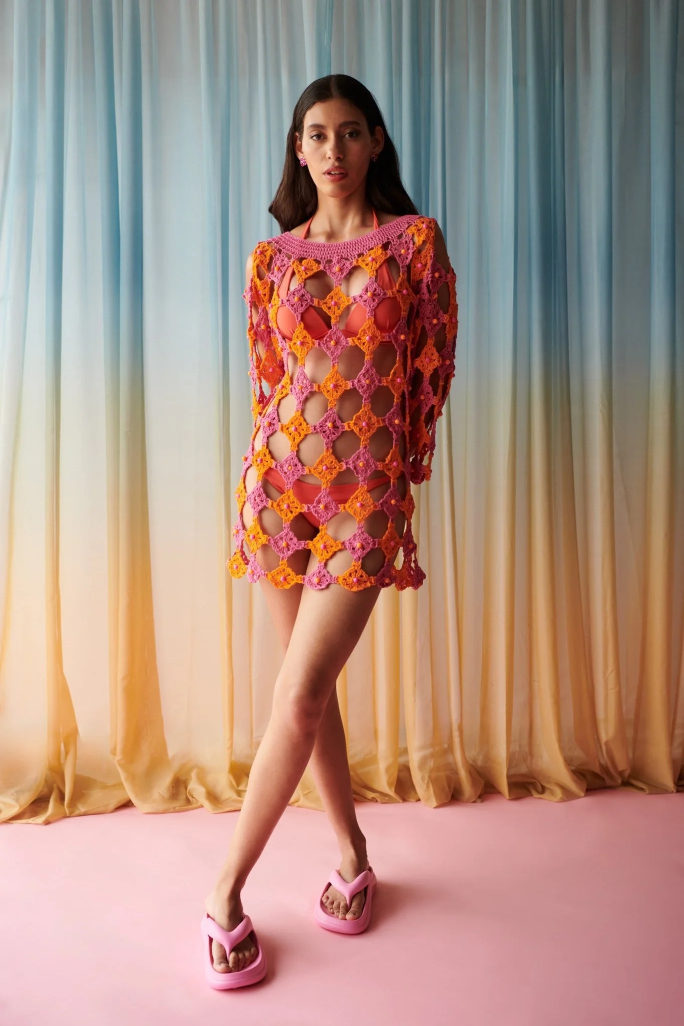 Siwa Dress Orange - Image 3