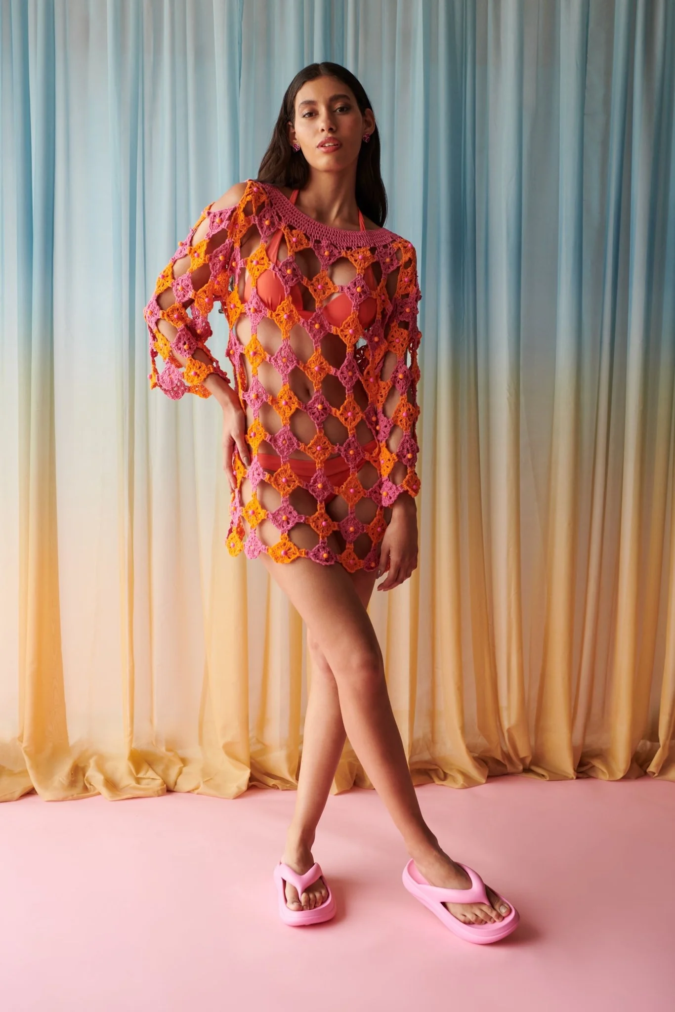 Siwa Dress Orange - Image 4