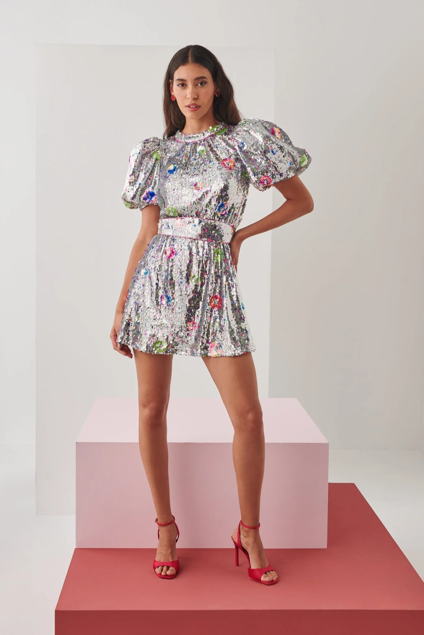 Wonderer Dress Silver - Image 3