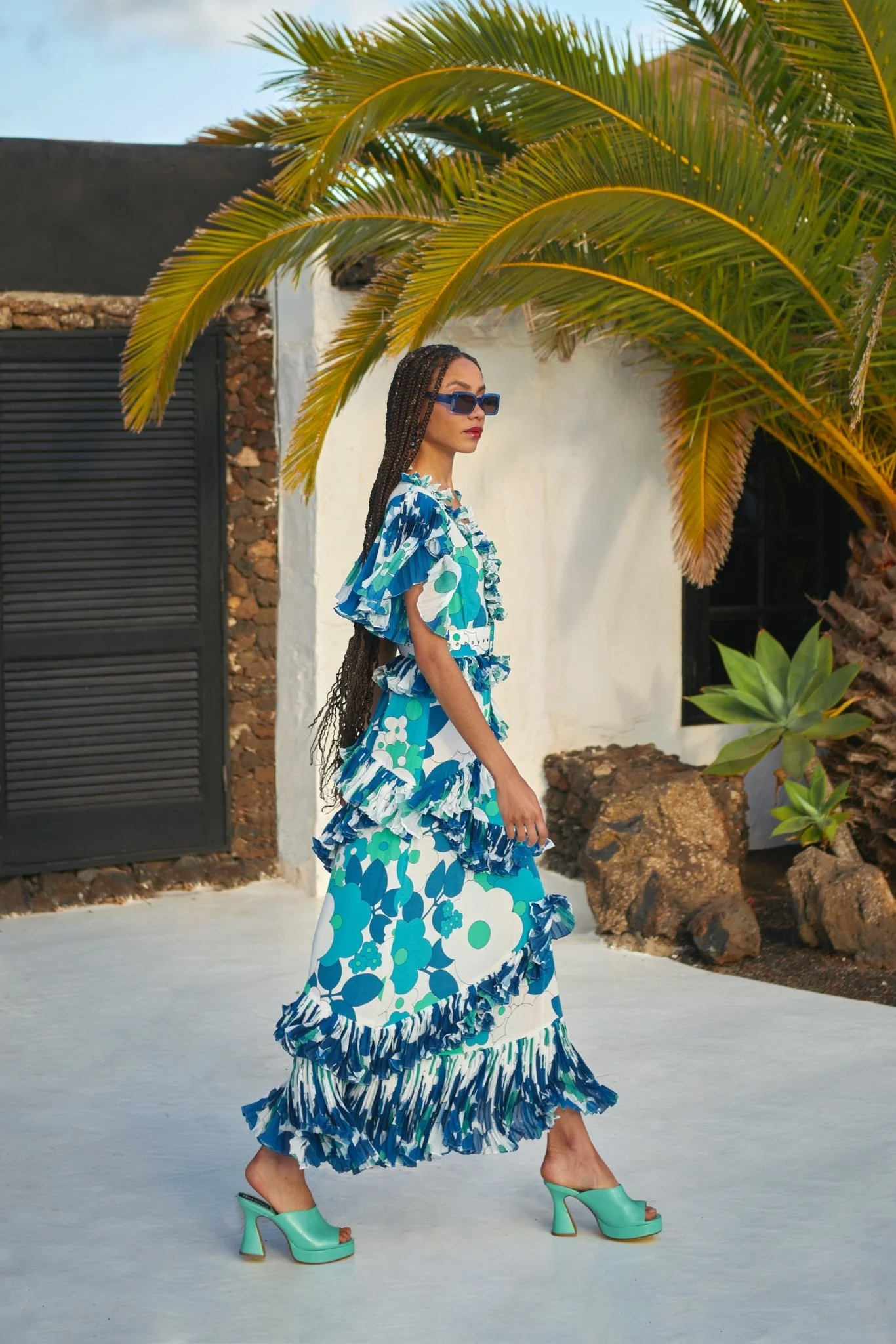 ZAFIRO DRESS - BLUE - Image 7
