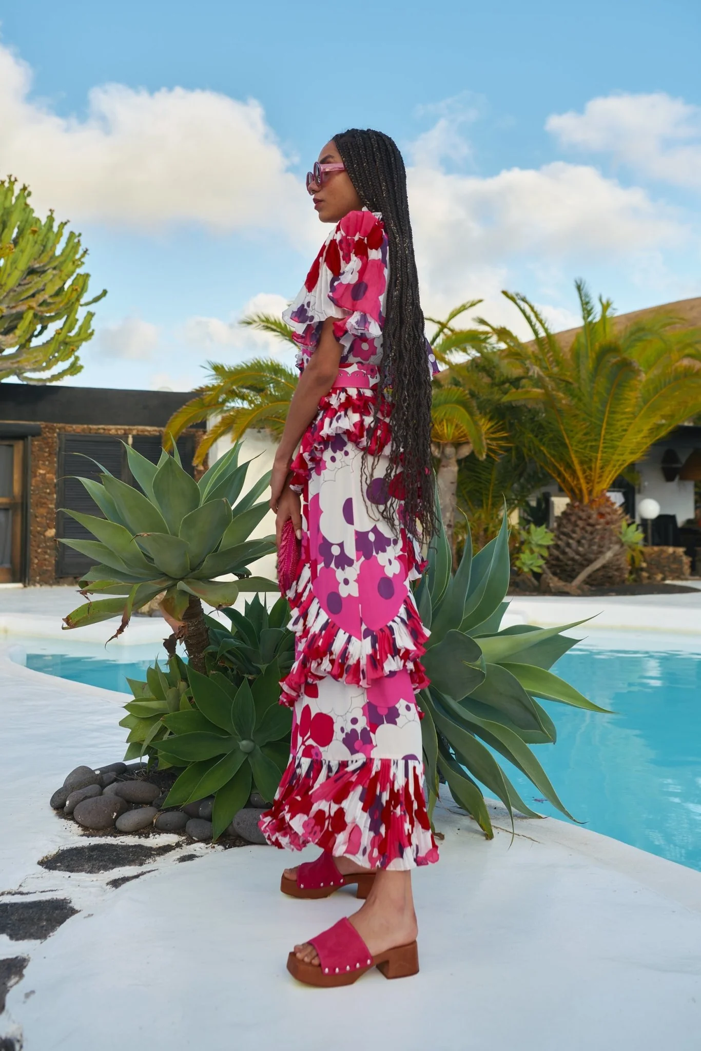 ZAFIRO DRESS - RED - Image 4
